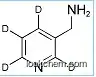 Molecular Structure of 1020719-00-9 (3-(Aminomethyl)pyridine-2,4,5,6-D4)